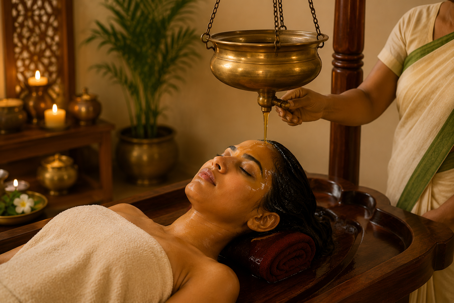 Shirodhara Therapy (शिरोधारा)