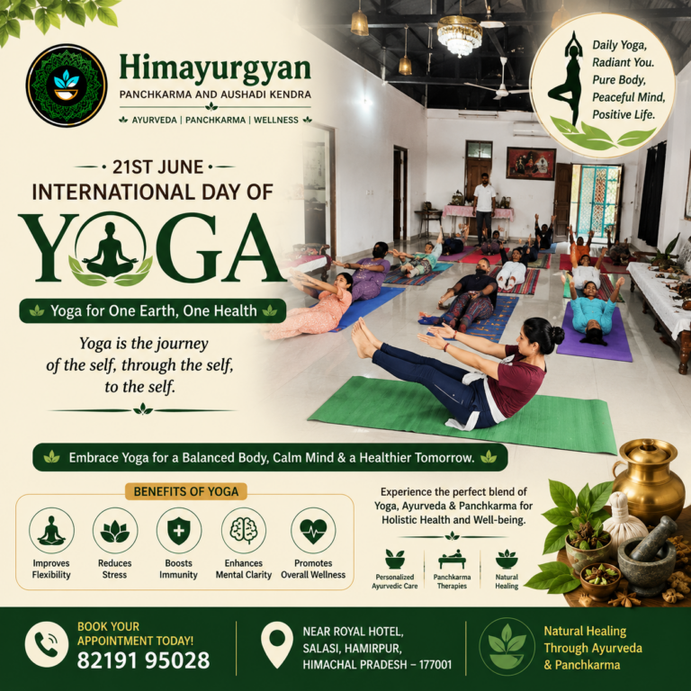 International Day of Yoga 2026: Embrace Wellness Through Yoga and Ayurveda