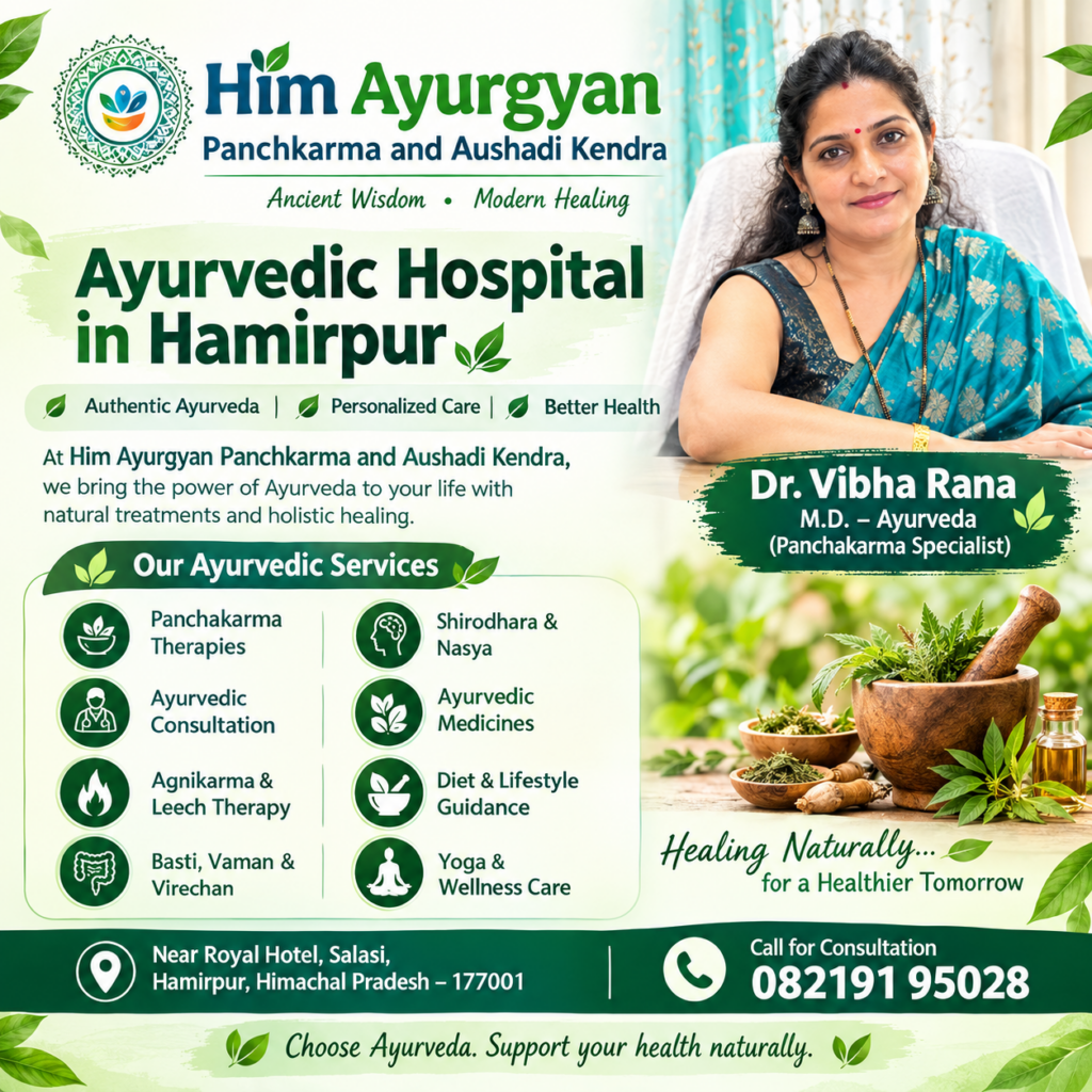 Him Ayurgyan Ayurvedic Hospital Poster